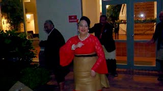 ⁠ 🕊️HRH Princess Angelika Lātūfuipeka Tukuaho ❤️ Beautiful Impromptu Celebratory Tongan Tauolunga [upl. by Brown]