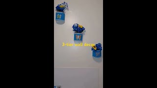 Turning a peanut canister into a 3tier wall decor [upl. by Pulsifer]