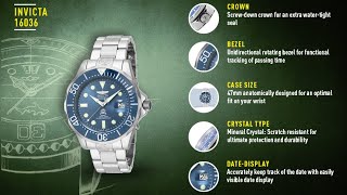 Invicta Pro diver Model 16036 [upl. by Arok]