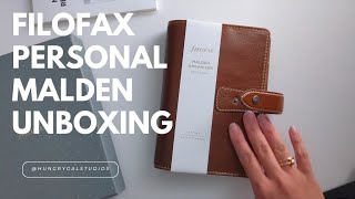 Filofax Malden personal unboxing [upl. by Inar]