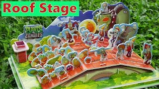 Part 4  Lets Build DIY Plants VS Zombies PVZ Final Roof Stage Dr Zomboss Gargantuar Cob Cannon [upl. by Nail]