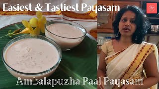 Ambalapuzha Paal PayasamPink Paal Payasam in CookerEasiest amp Tastiest Payasam [upl. by Finzer]