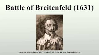 Battle of Breitenfeld 1631 [upl. by Giacinta]