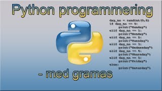 Python svenska  5  Flödeskontroll [upl. by Amalita]