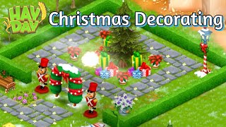 Hay Day Christmas Decorating [upl. by Elatsyrc]