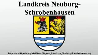 Landkreis NeuburgSchrobenhausen [upl. by Htabazile922]