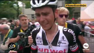 La VICTORIA de Rigoberto Uran en la ETAPA REINA 9 del Tour de France 20171 [upl. by Seeto67]