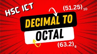 Decimal to Octal Conversion Made Easy  Atik sir [upl. by Birkett]