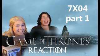 Game of Thrones 7X04 THE SPOILS OF WAR reaction Part 1 [upl. by Rimma]