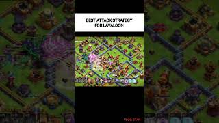 Best Attack Strategy For Lavaloon clashofclans  Clash Of Clans [upl. by Tjon]