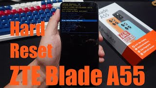 How To Hard Reset ZTE Blade A55 [upl. by Asiaj]