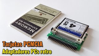 Tarjetas PCMCIA adaptadores compact flashIDE y otros dispositivos para usar con PCs retro [upl. by Joslyn969]