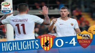 Benevento  Roma 04  Highlights  Giornata 5  Serie A TIM 201718 [upl. by Gnuy]