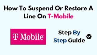 How To Suspend Or Restore A Line On TMobile [upl. by Hamil378]