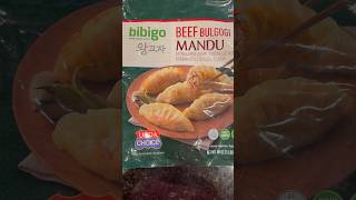 Bibigo BEEF Bulgogi Mandu 🥟 Korean Style Dumplings Momo Potstickers at Costco 😋 [upl. by Micah347]