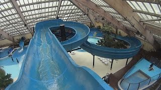 Aquaglisse Water Slide at Aquaboulevard [upl. by Garber]