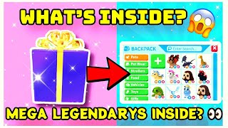 FIRST TO UNBOX A LEGENDARY WINS A MEGA LEGENDARY 😱ADOPT ME [upl. by Erme672]