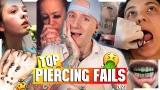 30 WORST PIERCING FAILS OF 2022  Roly Reacts [upl. by Haskell]