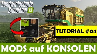 LS25 🚜 EINSTEIGER TUTORIAL 04 🍂 MODS auf KONSOLEN  PS5 installieren  DARAUF solltest Du achten [upl. by Anilrac]