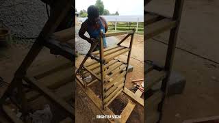 Two in one folding ladder chair marking video [upl. by Kandace54]