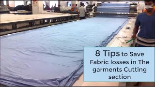 8 Tips to Save Fabric losses in The garments Cutting section [upl. by Sivi]