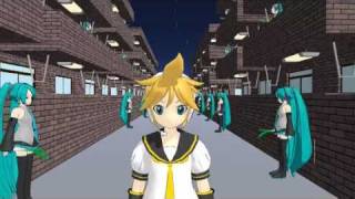 Miku vs Len The Final Battle MMD Matrix Revolutions [upl. by Gehman]