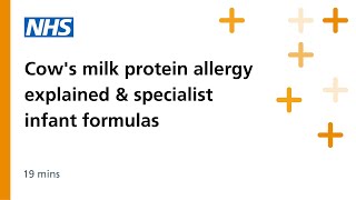 Cows Milk Protein Allergy amp Specialist Infant Formulas updated 2021 [upl. by Reldnahc]