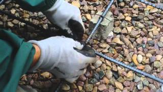 DIY Concrete Rebar Wire Tying [upl. by Monaco]