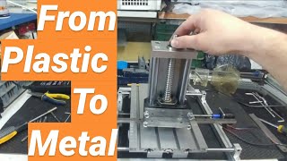 CNC 3018 Plastic to Metal [upl. by Rafi]