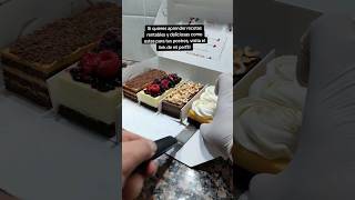 Postres en tendencia Aprende hacerlos en el link de mi perfil 🍰reposteria postresfaciles postres [upl. by Eiroj]