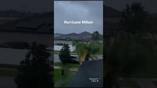 Hurricane Milton in Wimauma Florida [upl. by Gerg]