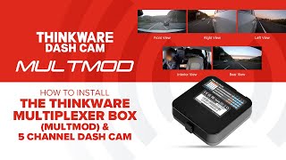 HOW TO INSTALL MULTIPLEXER BOX AND 5 CHANNEL DASH CAM [upl. by Rosinski518]