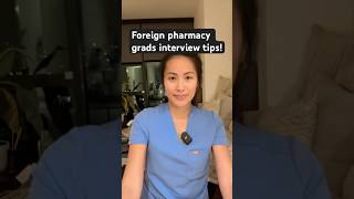 Interview tips for foreign pharmacists in the USA [upl. by Laughton473]