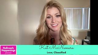 INTERVIEW Actress KATHERINE MCNAMARA from Love Classified Hallmark Channel [upl. by Mccord]