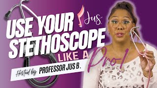 Basic Guide To Using A Stethoscope For Newbies  Nursing CNA PSW Students  Easy Tutorial [upl. by Bridget]