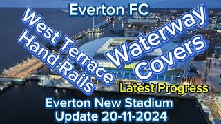 Everton FC New Stadium At Bramley Moore Dock Update 20112024 [upl. by Notniuqal]