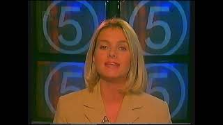 720p50p Channel 5  continuity  30th September 1998  Part 1 of 4 [upl. by Eerdna332]