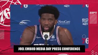 JOEL EMBIIDS FULL MEDIA DAY INTERVIEW ⬇️ ⬇️ [upl. by Kimball716]