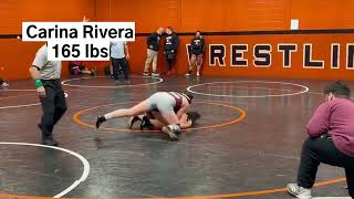 Carina Rivera Wrestling Highlights [upl. by Aivirt]