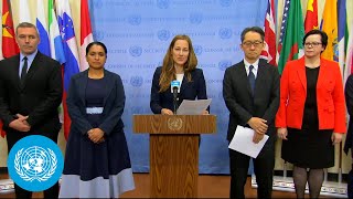 Switzerland Japan amp others on Libya  Joint Security Council Media Stakeout  United Nations [upl. by Janet554]