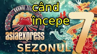 CÂND ÎNCEPE ASIA EXPRESS 2024 LA ANTENA 1 [upl. by Westphal]