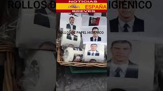 ITALIA  Lo último  Venden Rollos de papel higiénico con la cara de PEDRO SÁNCHEZ [upl. by Willing440]