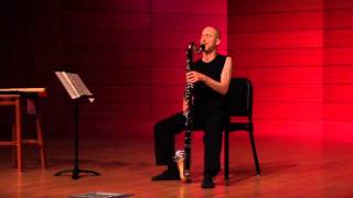 Bass Clarinet Blues Improvisation solo by Cornelius Boots live in Mississippi [upl. by Pip175]