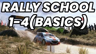 EA SPORTS WRC  Rally School  Lessons 14 BASICS [upl. by Lyckman]