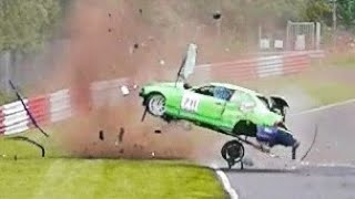 NÜRBURGRING CRASH COMPILATION  NORDSCHLEIFE CRASHES amp FAIL COMPILATION  VLN [upl. by Appilihp]