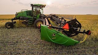 W170 Windrower  John Deere [upl. by Fortune980]