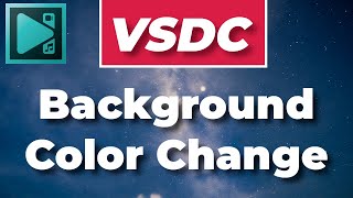 VSDC Tutorial Change Background Color Dynamically [upl. by Kirre]