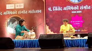 Satyendra Singh Solanki Santoor  Pt Jitendra Abhisheki Sangeet Mahotsav Goa 2024 [upl. by Lemhar]