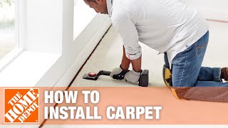 How to Install Carpet  The Home Depot [upl. by Darin]