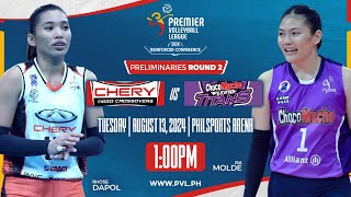 CHERY TIGGO vs CHOCO MUCHO  Full Match  Preliminaries  2024 PVL Reinforced Conference [upl. by Lebiram]